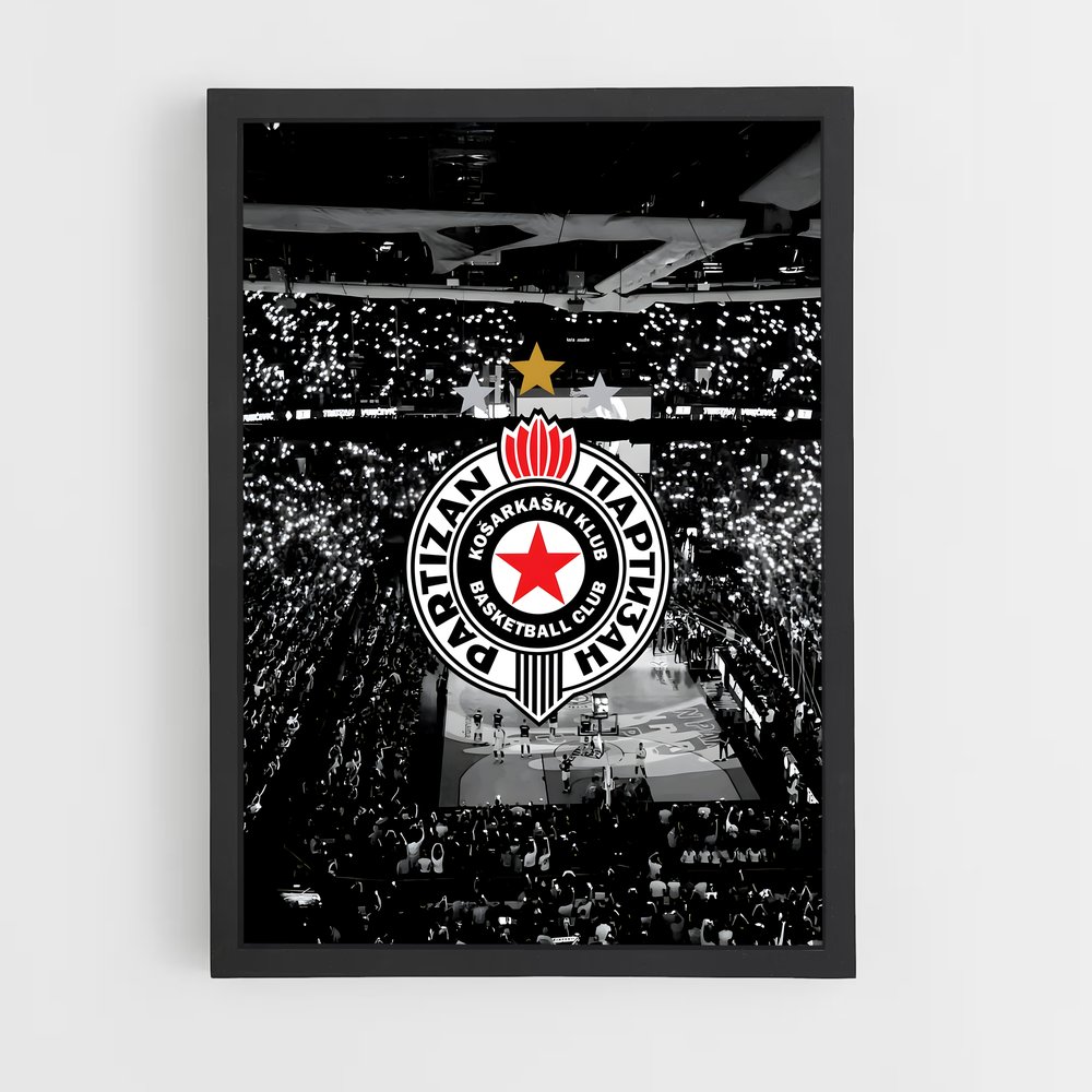 Poster La Foule Enflammée – affiche Basketball (vue 2)